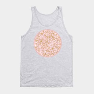 A Thousand Snowflakes in Rose Gold Tank Top